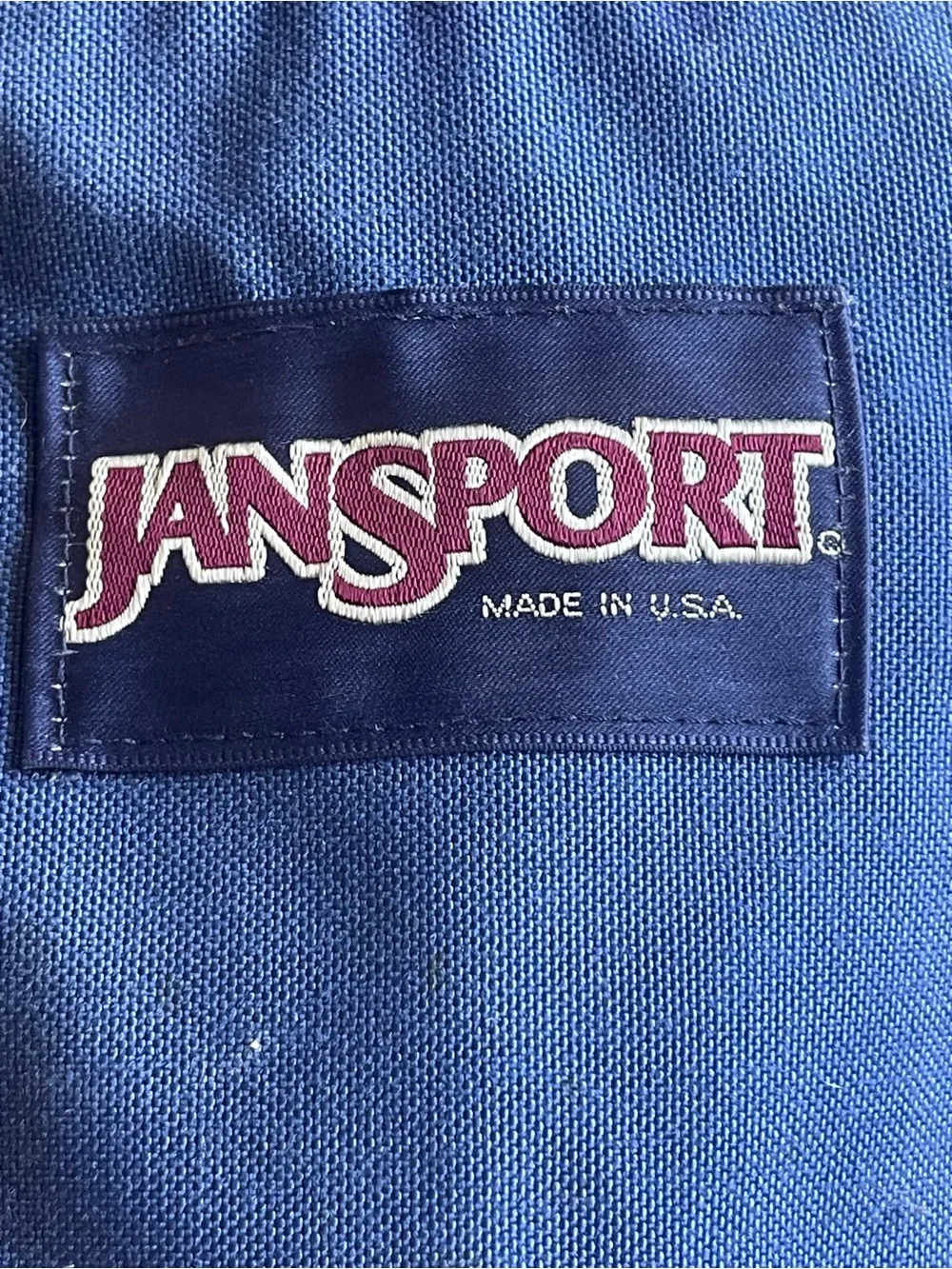 JanSport Backpack USA Made Navy Blue School Bag Classic Travel Bookbag